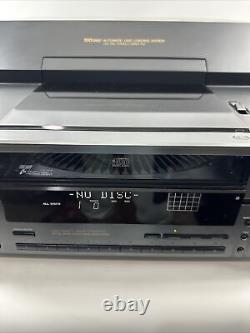 Sony CDP-CX100S CD Changer 100 Disc Player Tested No Remote