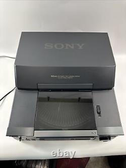 Sony CDP-CX100S CD Changer 100 Disc Player Tested No Remote