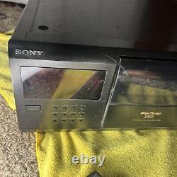 Sony CDP-CX200 CD Player with Working Remote Sony MegaStorage 200 CD Disc Changer