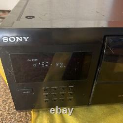 Sony CDP-CX200 CD Player with Working Remote Sony MegaStorage 200 CD Disc Changer