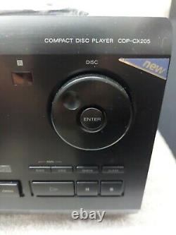 Sony CDP-CX205 200-Disc CD Mega Storage Changer Player with Manual unopen Tested