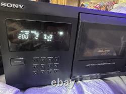 Sony CDP-CX205 CD Changer 200 Compact Disc Player HiFi Stereo Vintage Home Audio
