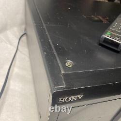 Sony CDP-CX210 Mega Storage 200 Disc CD Changer Player TESTED & WORKS. With Remote
