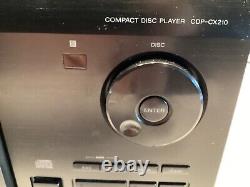 Sony CDP-CX210 Mega Storage Compact Disc Player-TESTED-FREE SHIPPING