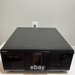 Sony CDP-CX225 Mega Storage 200 CD Disc Changer Tested Working No Remote
