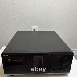 Sony CDP-CX225 Mega Storage 200 CD Disc Changer Tested Working No Remote