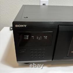 Sony CDP-CX225 Mega Storage 200 CD Disc Changer Tested Working No Remote