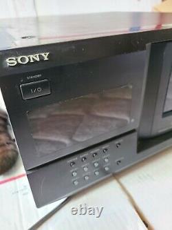 Sony CDP-CX235 200 CD Compact Disc Changer Player Tested & Working No Remote