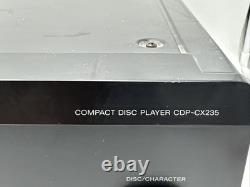 Sony CDP-CX235 200 CD Compact Disc Player Tested & Working No RemoteTESTED