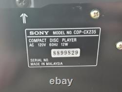 Sony CDP-CX235 CD Changer 200 Compact Disc Player Mega Storage No Remote TESTED