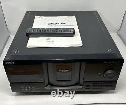 Sony CDP-CX235 CD Player 200 Multi Disc Changer Mega Storage Tested -with Remote