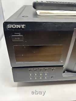 Sony CDP-CX235 CD Player 200 Multi Disc Changer Mega Storage Tested -with Remote