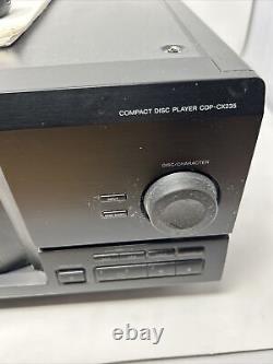 Sony CDP-CX235 CD Player 200 Multi Disc Changer Mega Storage Tested -with Remote