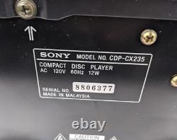 Sony CDP-CX235 Mega Storage 200 Disc CD Player Changer A-1 100% TESTED
