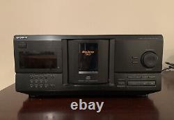 Sony CDP-CX235 Mega Storage 200 Disc CD Player/Changer Carousel TESTED AUDIO
