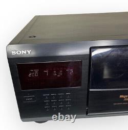Sony CDP-CX235 Mega Storage 200 Disc CD Player/Changer Carousel TESTED No Remote