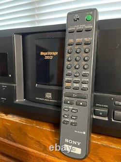 Sony CDP-CX235 Mega Storage 200 Disc CD Player Changer with Remote. Gently used