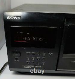 Sony CDP-CX255 200 Disc CD Player MEGA Changer Stereo Home Audio Works Tested