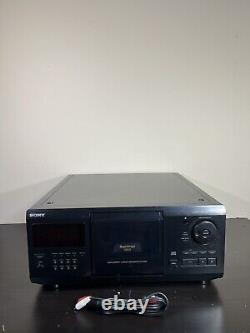 Sony CDP-CX255 Mega Storage 200 Disc CD Player Changer Tested Working No Remote