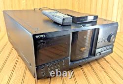 Sony CDP-CX260 Mega Storage 200 Disc Changer CD Player with Remote TESTED