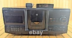 Sony CDP-CX260 Mega Storage 200 Disc Changer CD Player with Remote TESTED