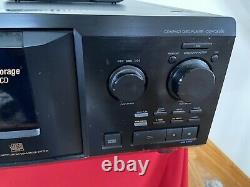 Sony CDP-CX300 300 Disc CD Changer CD Player REPLACED Belts, Remote and Manual