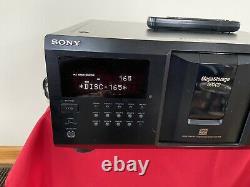 Sony CDP-CX300 300 Disc CD Changer CD Player REPLACED Belts, Remote and Manual