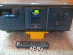 Sony CDP-CX300 Mega Storage 300 CD Compact Disc Changer Player with Remote