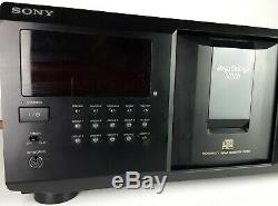 Sony CDP-CX300 MegaStorage 300 Disc CD Changer Player with OEM Remote Fresh Belts