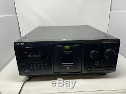 Sony CDP-CX335 300 Disc CD Changer Optical Audio Extra CD Player Hookup Tested