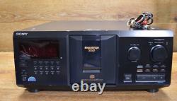 Sony CDP-CX355 300 CD Compact Disc Changer/Player SERVICED NEW BELTS, GREASED