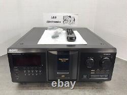 Sony CDP-CX355 300 CD Compact Disc Changer/Player WithRemote, Cables Pro Refurb