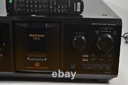 Sony CDP-CX355 300 CD Compact Disc Changer/Player WithRemote TESTED Works