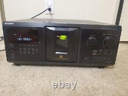 Sony CDP-CX355 300 CD Mega Compact Disc Changer Player. Tested, Read Description