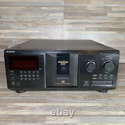 Sony CDP-CX355 300 CD Mega Storage Digital Compact Disc Changer Player No Remote