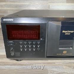 Sony CDP-CX355 300 CD Mega Storage Digital Compact Disc Changer Player No Remote