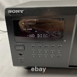 Sony CDP-CX355 300 Capacity CD Compact Disc Changer Player No Remote