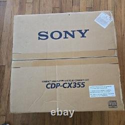 Sony CDP-CX355 300 Disc CD Changer New In Box