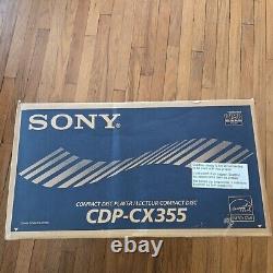 Sony CDP-CX355 300 Disc CD Changer New In Box