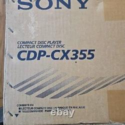 Sony CDP-CX355 300 Disc CD Changer New In Box