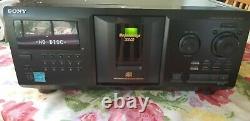 Sony CDP-CX355 300 Disc CD Player Changer TESTED WORKING NEW BELTS GREAT
