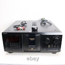 Sony CDP-CX355 300 Disc Changer Player VG Fully Working With Remote CD Play