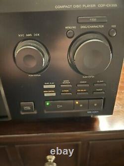 Sony CDP-CX355 300 Disc Changer Player VG Fully Working With Remote CD Play