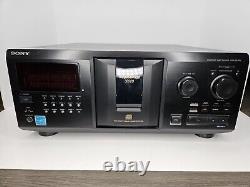 Sony CDP-CX355 300 Disc Mega Storage CD Changer Player No Remote Tested/Working