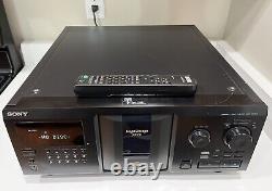 Sony CDP-CX355 300 Disc Mega Storage CD Changer Player & Remote Read Description