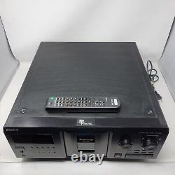 Sony CDP-CX355 300 Disc Mega Storage CD Changer Player With Remote Tested Works