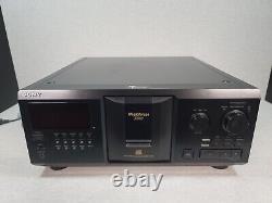 Sony CDP-CX355 300 Disc Mega Storage CD Changer Player Works Great No Remote