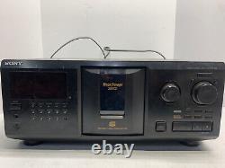 Sony CDP-CX355 300 Disc Mega Storage CD Changer Player Works Great No Remote