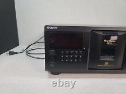 Sony CDP-CX355 300 Disc Mega Storage CD Changer Player Works Great No Remote