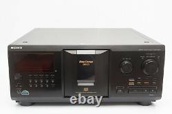 Sony CDP-CX355 300 Disk CD Changer NEW BELTS Works Great